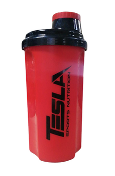 Шейкер спортивный Tesla Shaker 700 мл Black Red