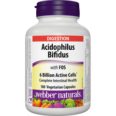 Пробиотики Webber Naturals Acidophilus + Bifidus 6 Billion 180 капсул