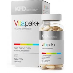 Комплекс вітамінів і мінералів Kfd Nutrition VitaPak + 90 капсул