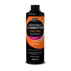 Рідкий Л-карнітин QNT L-carnitine liquid 500 мл raspberry
