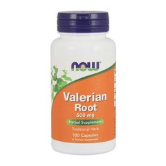 Корінь валеріани екстракт Now Foods Valerian Root 500 mg 100 капс