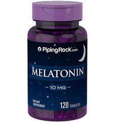 Мелатонин Piping Rock Melatonin 10 mg 120 таблеток