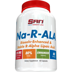 Альфа-липоевая кислота SAN NA-R-ALA R Alpha Lipoic Acid 60 капсул