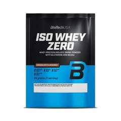 Сироватковий протеїн ізолят BioTech Iso Whey Zero (25 г) white chocolat