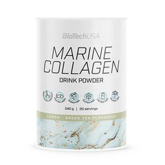 Морський Колаген BioTechUSA Marine Collagen 240 г lemon - green tea
