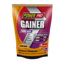 Гейнер для набора массы Power Pro BOX Gainer 800 г Irish Cream