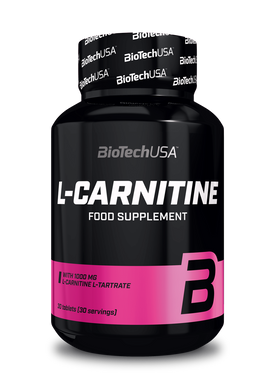 Л-карнітин BioTech L-Carnitine 1000 mg 30 таб