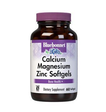 Кальций Магний Цинк Bluebonnet Nutrition Calcium Magnesium Zinc 60 капсул