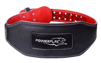 Пояс для важкої атлетики PowerPlay 5053 Чорно-Червоний XS