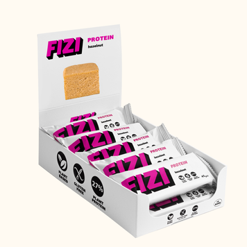 Протеїнові батончики Fizi Protein Bar 10х45 г Hazelnut