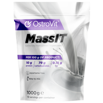 Гейнер для набору маси OstroVit Mass IT 1000 г Chocolate-Caramel