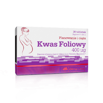 Фолиевая кислота Olimp Kwas foliowy 400 30 таблеток
