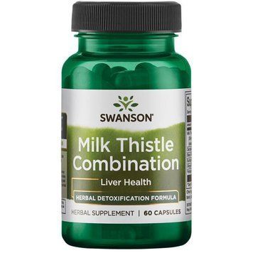 Екстракт молочного будяка Swanson Milk Thistle Combo 60 капсул