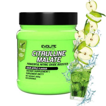 Л-Цитрулін малат Evolite Nutrition Citrulline Malate 300 г sour apple