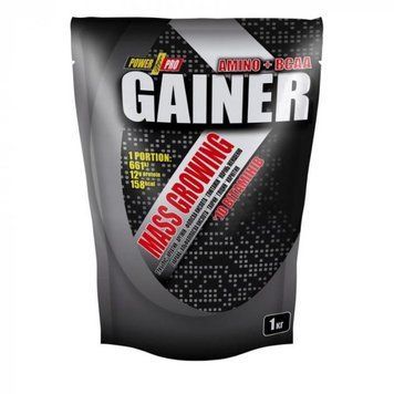 Гейнер для набору маси Power Pro Mass Growing Gainer 1000 грамів Ваніль