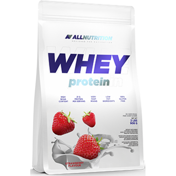Сироватковий протеїн концентрат AllNutrition Whey Protein (900 г) Strawberry