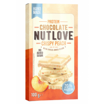 Протеиновий шоколад AllNutrition Nutlove Protein Chocolate 100 г Crispy Peach