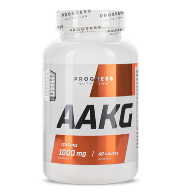 L-аргинин альфа-кетоглютарат Progress Nutrition AAKG 1000 60 таблеток