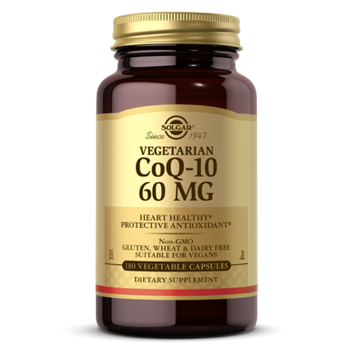 Коэнзим Q10 Solgar Vegetarian CoQ-10 60 mg 180 вег. капсул