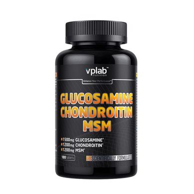Глюкозамін хондроїтин МСМ VP Lab Glucosamine & Chondroitin MSM 180 tabs