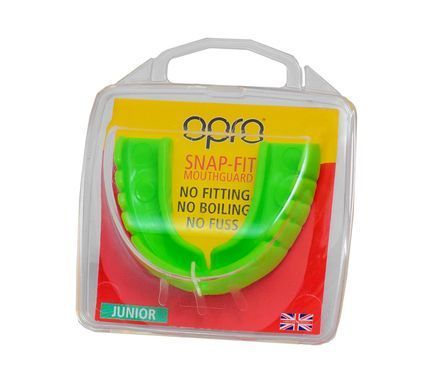 Капа OPRO Junior Snap-Fit Neon Green (art.002143003)