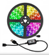Светодиодная LED лента RGB 10 м USB 5V с пультом и Bluetooth управлением через приложение для подсветки комнаты