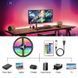 Светодиодная LED лента RGB 10 м USB 5V с пультом и Bluetooth управлением через приложение для подсветки комнаты