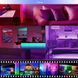 Светодиодная LED лента RGB 10 м USB 5V с пультом и Bluetooth управлением через приложение для подсветки комнаты
