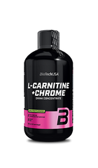 Л-карнітин + хром BioTech L-Carnitine + Chrome 500 мл апельсин