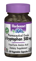 L-Триптофан 500мг, Bluebonnet Nutrition, 30 капсул