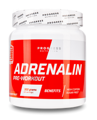 Предтренировочный комплекс Progress Nutrition Adrenalin Pre-Workout 300 грамм апельсин-грейпфрут