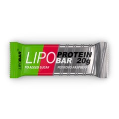 Протеїнові батончики Lipobar Lipobar 50 г Pistachio Rapsberry