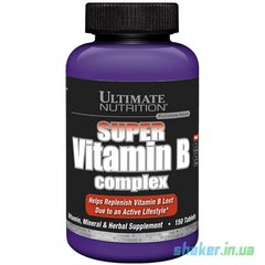 Комплекс витаминов группы Б Ultimate Nutrition Super Vitamin B Complex (150 таб)