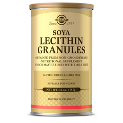 Соєвий Лецитин в гранулах, Soya Lecithin Granules, Solgar, 454 гр.