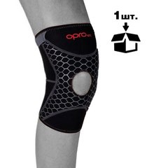 Наколінник спортивний OPROtec Knee Support with Open Patella TEC5729-MD M Чорний