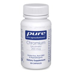 Хром Піколинат Pure Encapsulations Chromium Picolinate 200 мкг 60 капсул