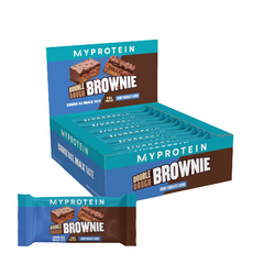 Фитнес батончики Myprotein Double Dough Brownie Chunky Chocolate 12x60 г