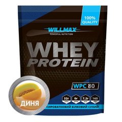 Сироватковий протеїн концентрат Willmax Whey Protein 80 40 грам Диня