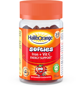 Железо с витамином C Haliborange Softies Iron + Vit C 30 жув. таблеток strawberry