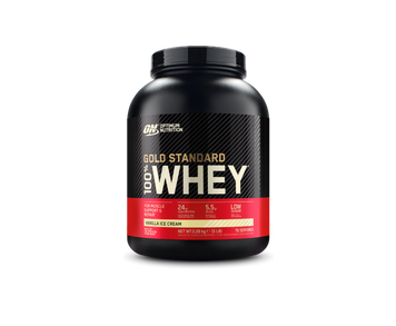 Сывороточный протеин изолят Optimum Nutrition EU Gold Standard 100% Whey 2270 г vanilla ice cream