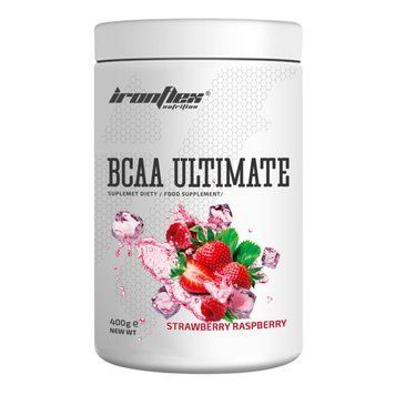 БЦАА IronFlex BCAA Ultimate 400 грам Полуниця-малина