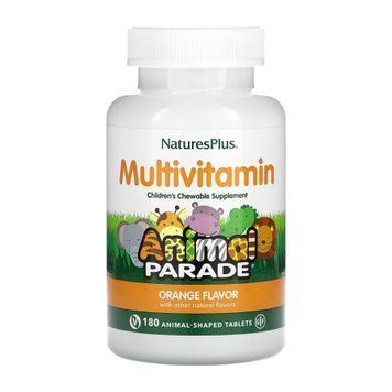 Мультивитамины для детей Nature's Plus Animal Parade 180 таблеток Orange