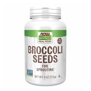 Семена брокколи для проращивания Now Foods Broccoli Seeds Sprouting 113 г