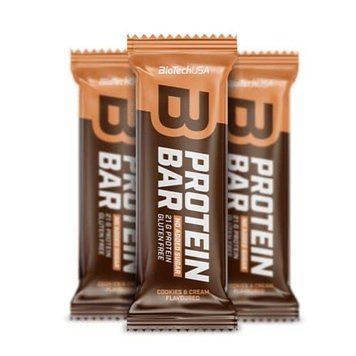 Протеїновий батончик BioTech Protein Bar 70 г cookies & cream