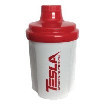 Шейкер спортивный Tesla Shaker 300 мл White-Red