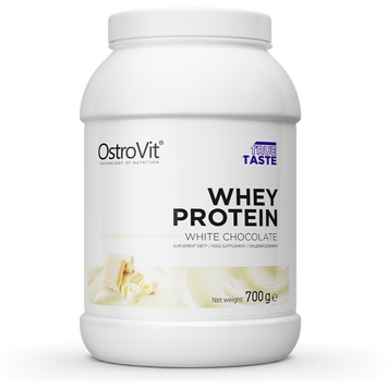 Сироватковий протеїн концентрат OstroVit Whey Protein 700 г white chocolate