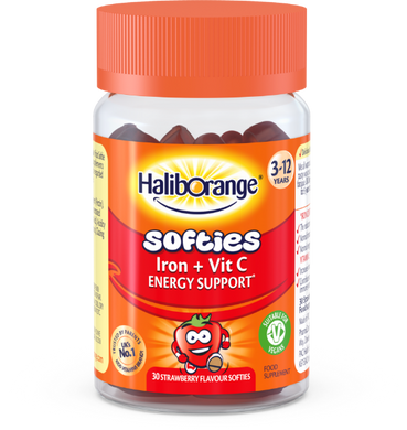 Железо с витамином C Haliborange Softies Iron + Vit C 30 жув. таблеток strawberry
