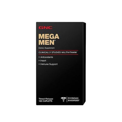 Вітаміни для чоловіків GNC Mega Men (180 таб) мега мен