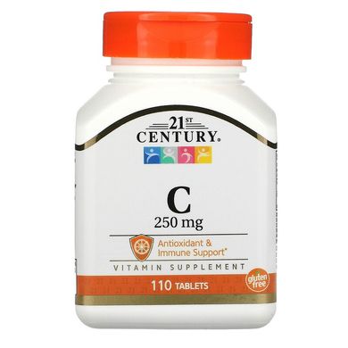 Вітамін C 21st Century Vitamin C 250 110 таблеток