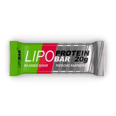 Протеиновые батончики Lipobar Lipobar 50 г Pistachio Rapsberry